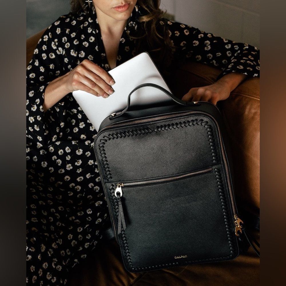 Calpak Kayla 15” Laptop Carry On Travel Backpack:Work/University/School/Chic - Picture 9 of 13